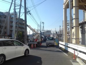 電柱の移動（市道５号線）12月